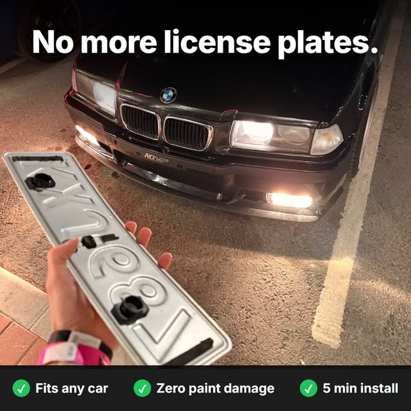 Pop License Plates Off In Seconds