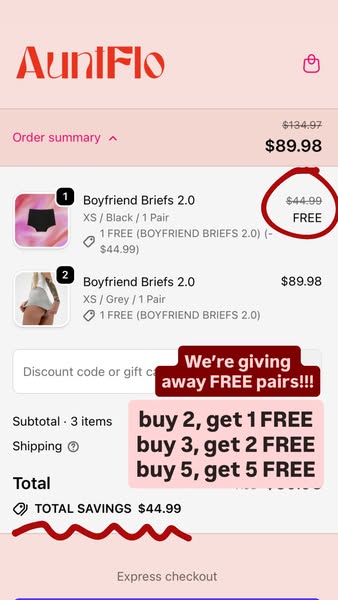 Buy 2, Get 1 FREE