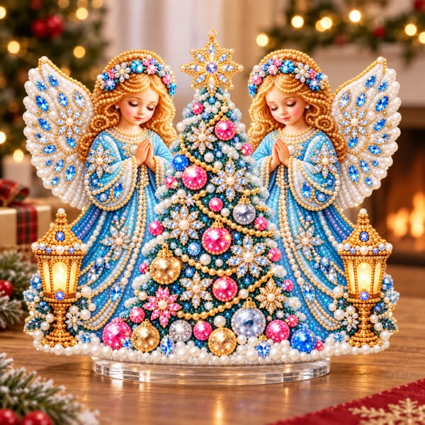 Bling bling pearl painting tabletop
