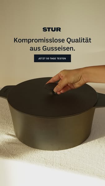 Der STUR Bräter – ohne PFAS. Made in Germany.