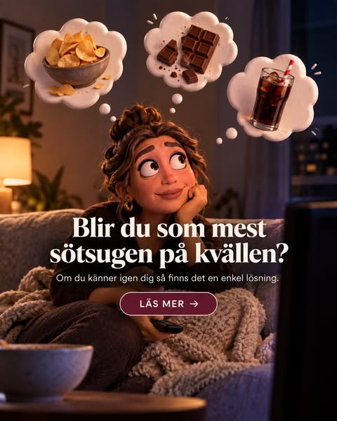 Varför kommer sötsuget på kvällen?