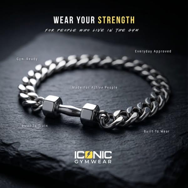 Cuban Dumbbell Bracelet