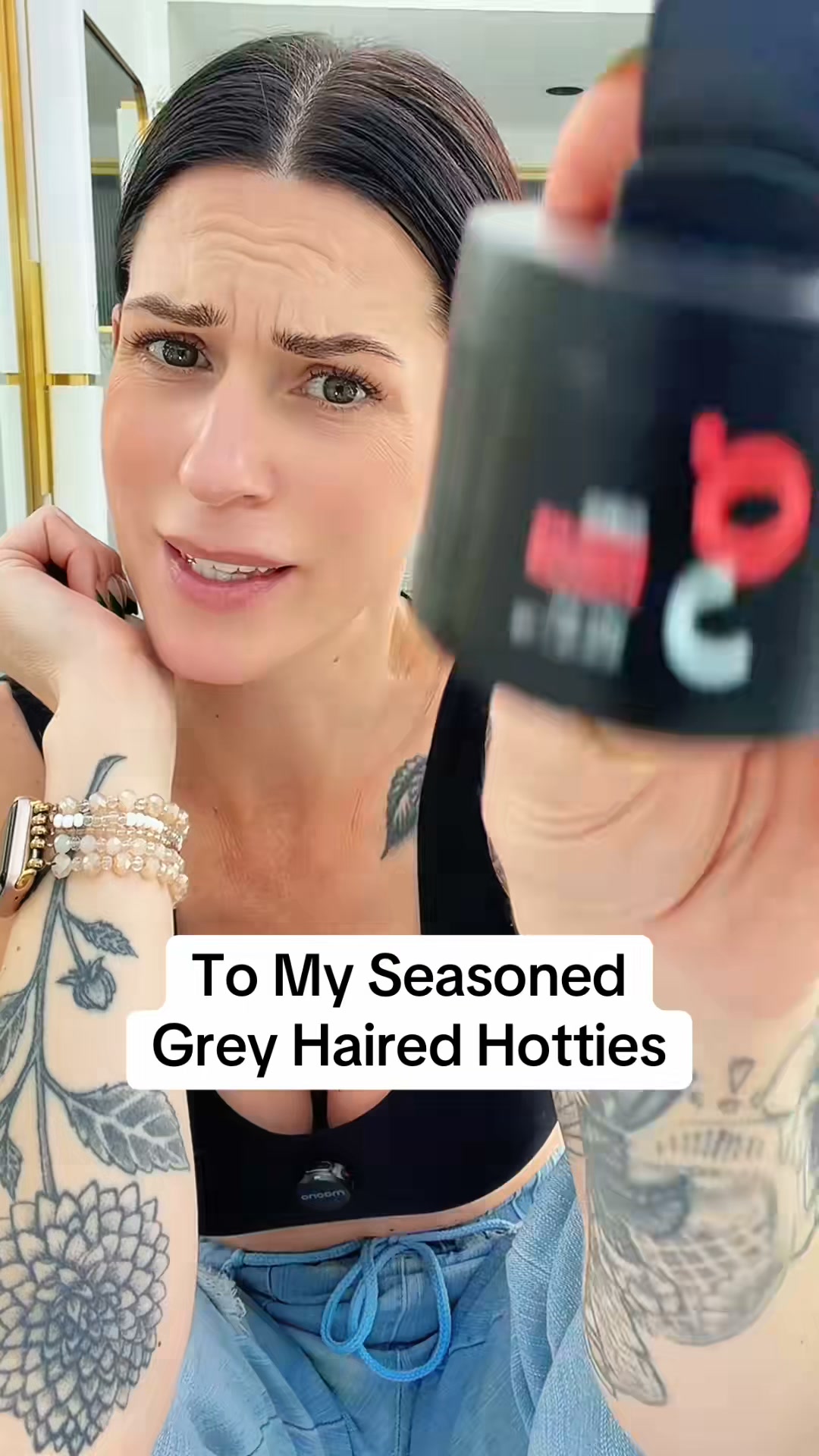 Gray Roots Covered in 10 Seconds!