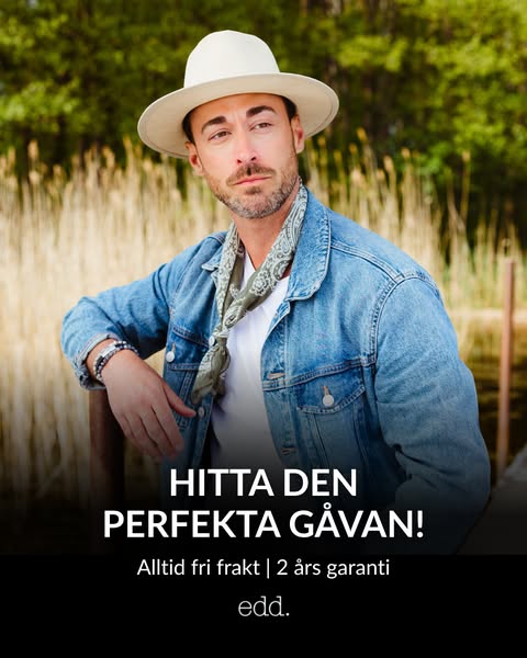 Fri frakt & 2 års garanti | Maximera din stil med edd.