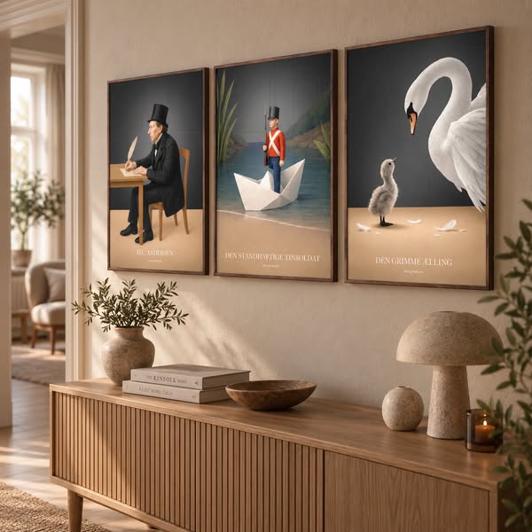 Ny plakatserie – H.C. Andersen plakater