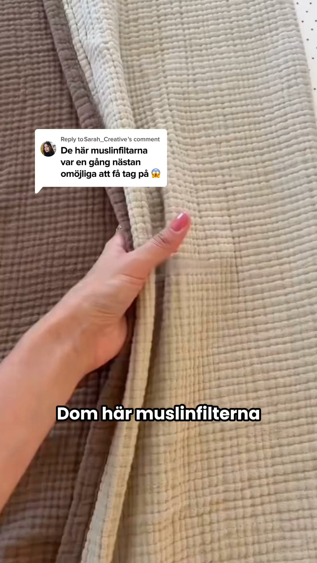 Skapa en mysig atmosfär i ditt hem med muslinfilten från Nordic Fleece