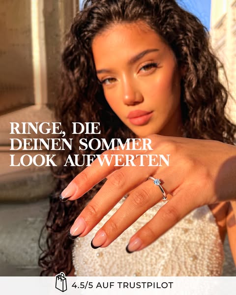 Runder Zirkonia-Ring