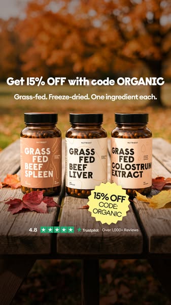 Get 15% Off - Code ORGANIC
