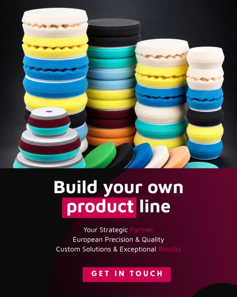Build a polishing pad range under your own brand.
