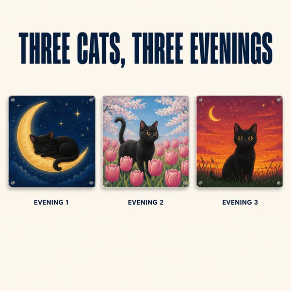 Learn The Modern Art Of Painting Dreamy Acrylic Cats