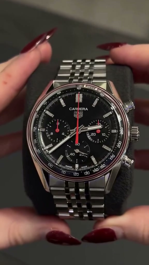 Black Dial. Automatic Chronograph
