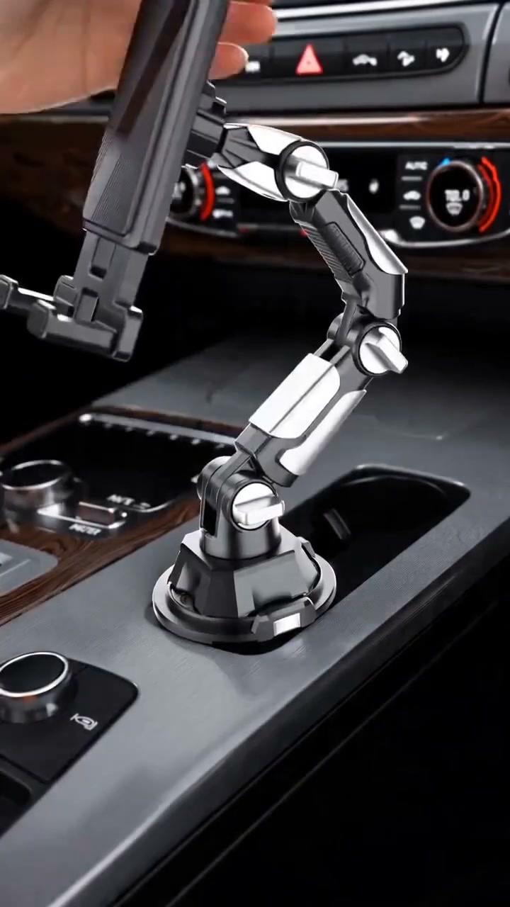 Adjustable Car Cup Holder Phone & Tablet Mount – 360° Rotating Universal Stand
