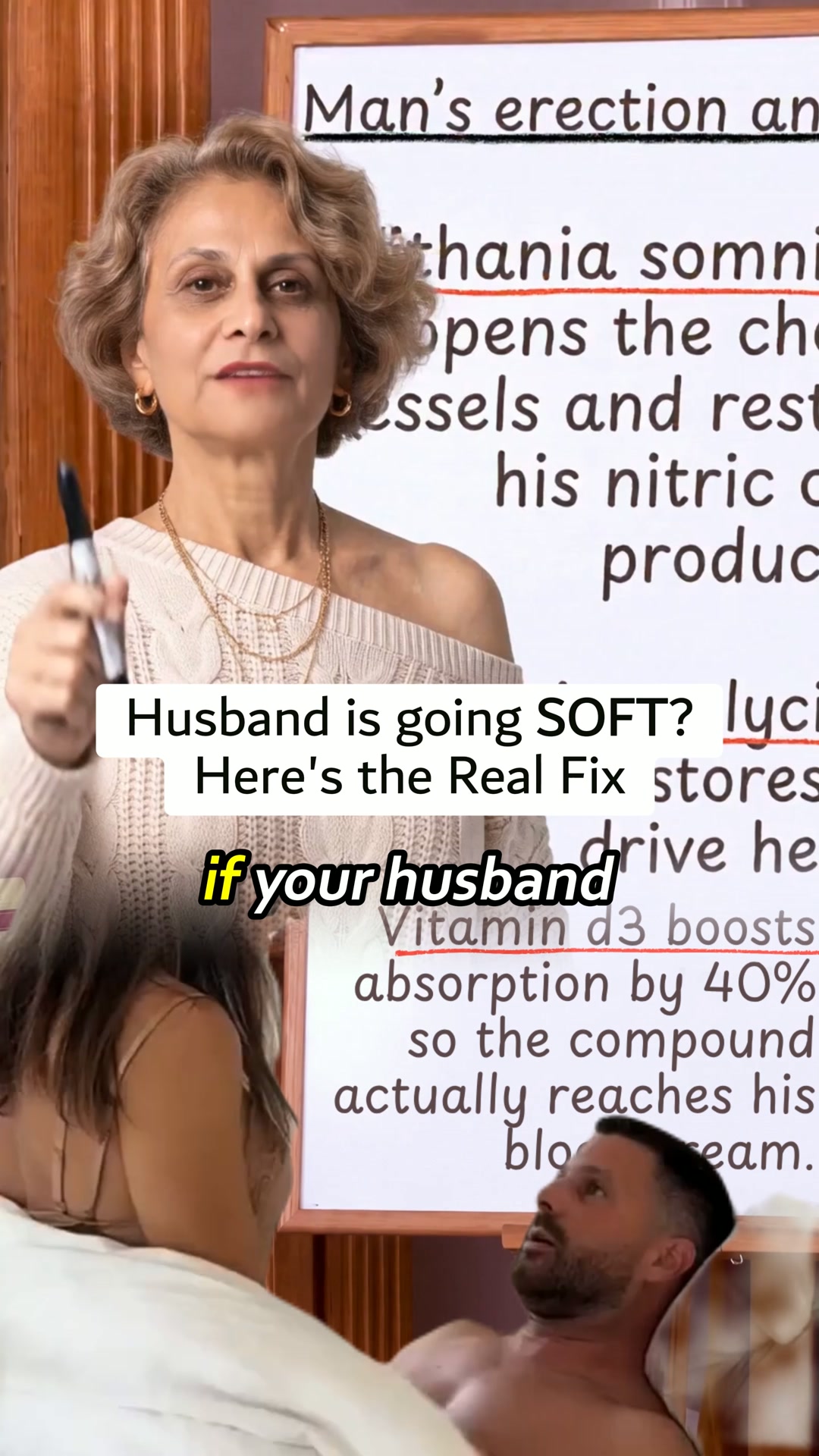 If your husband is going soft, don't nag him. Give him this.