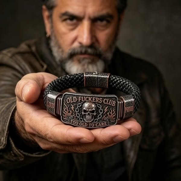 OLD FUCKERS CLUB Skull Bracelet