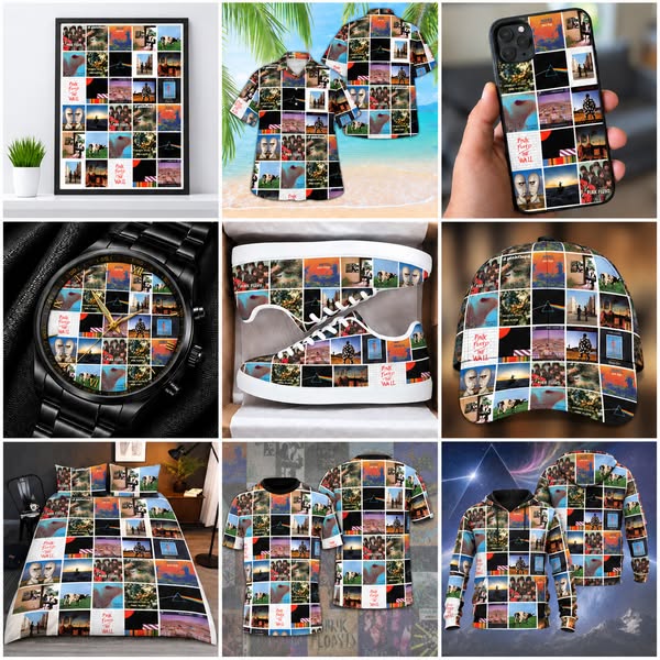 Albums Collage - Unique Gift for Music Fans - Limited Edition - Premium | Custom prints store | T-shirts, mugs, face masks, posters