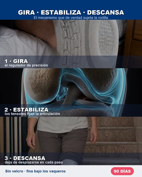 La rodillera que SÍ estabiliza