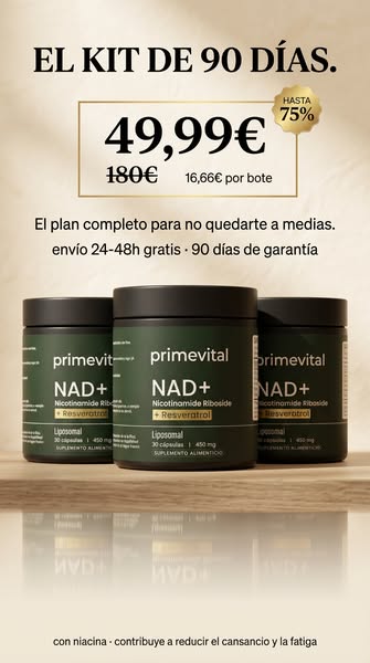 Tu dosis diaria de longevidad.