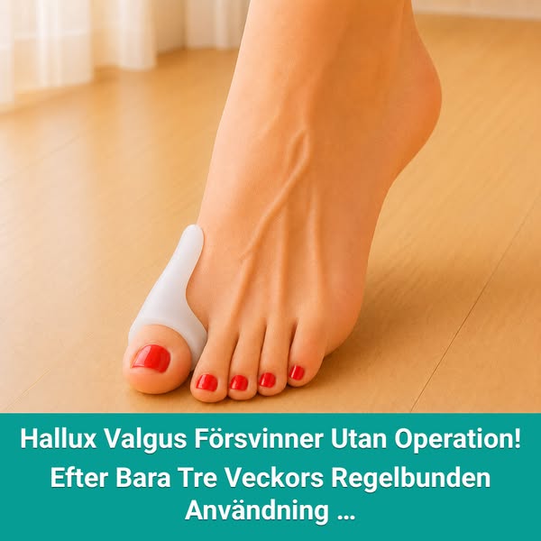 Lägg till hallux valgusvärk - Utan operation