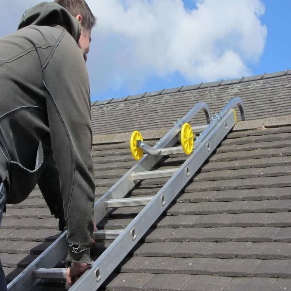 Roof Hook Light Weight Aluminium Ladder Extension Fits Most Ladders
