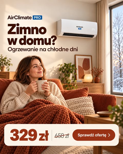 Przyjemne ciepło w Twoim domu