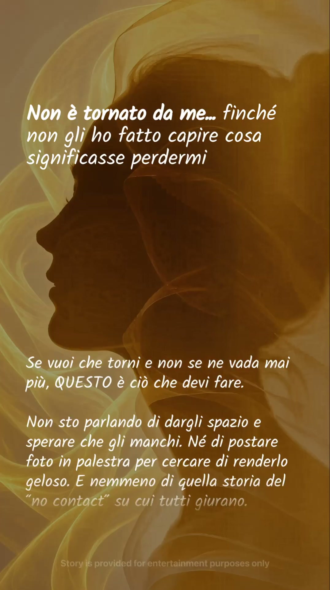 Per favore, leggi la mia storia