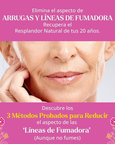 Borra la apariencia de las líneas de fumador (aunque no fumes)
