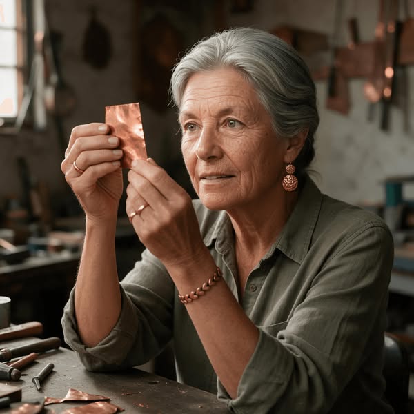 This is what 99.9% pure copper looks like in daylight.