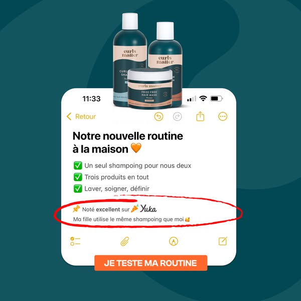 Découvre ta routine cheveux bouclés en 3 étapes !