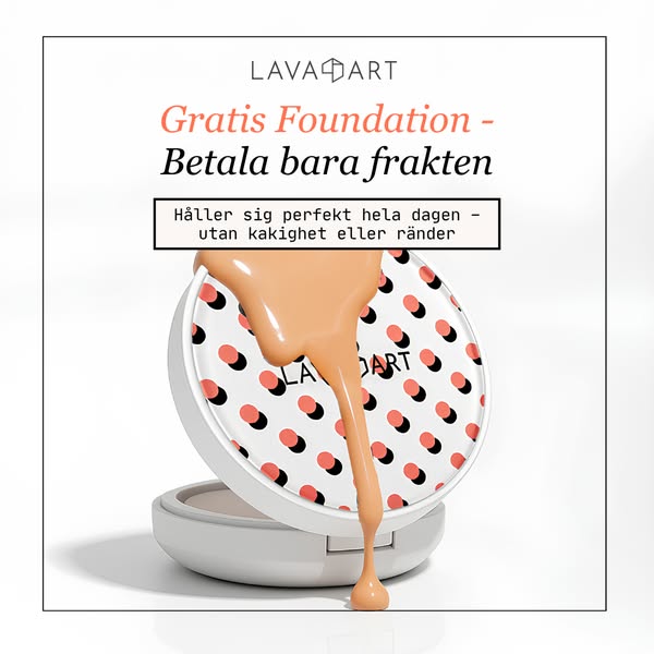 Prova Lava Art Foundation GRATIS – Betala bara frakt!