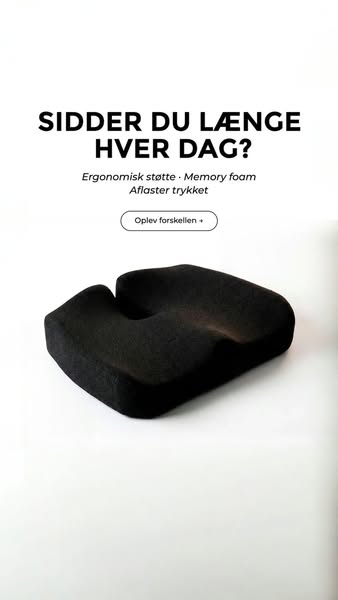 Sid bedre med vores Siddepude