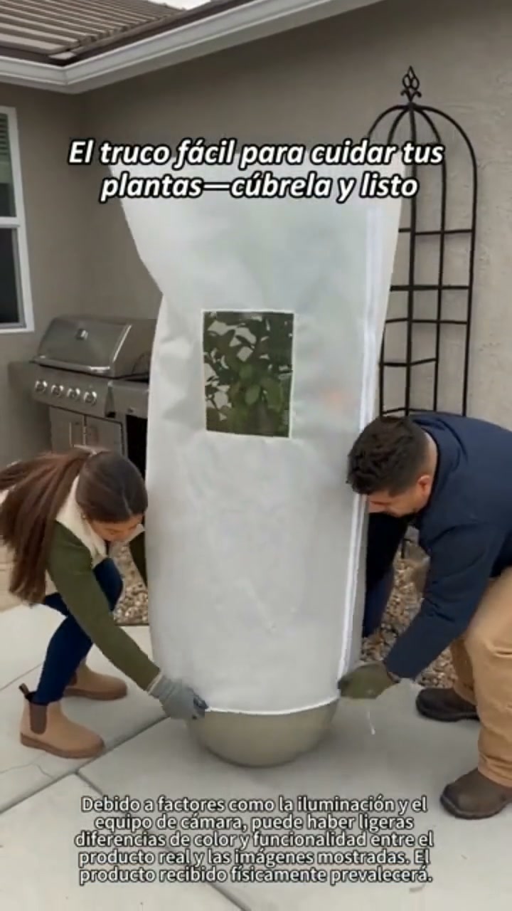 Keep your garden ready for cold nights with this breathable frost cover.