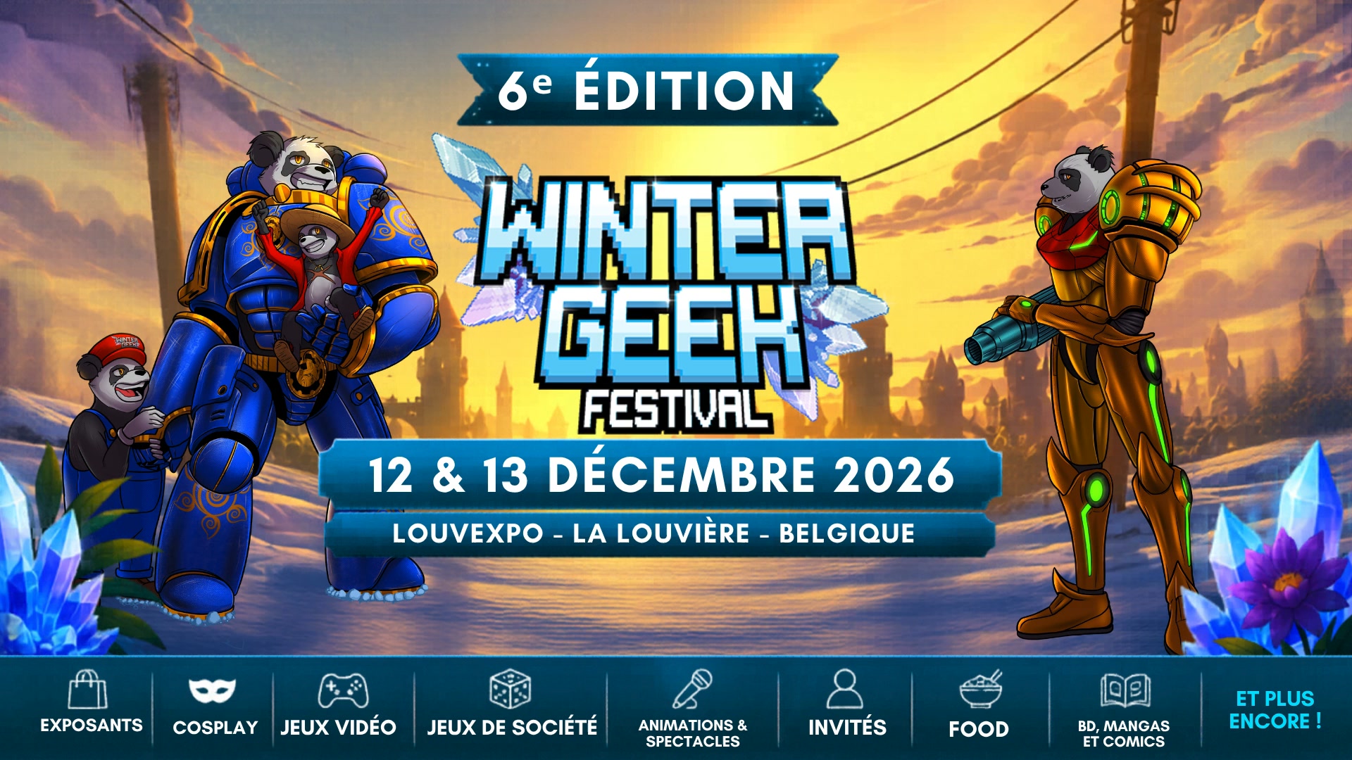 Le Winter Geek Festival 2026 revient les 12 et 13 décembre à Louvexpo !