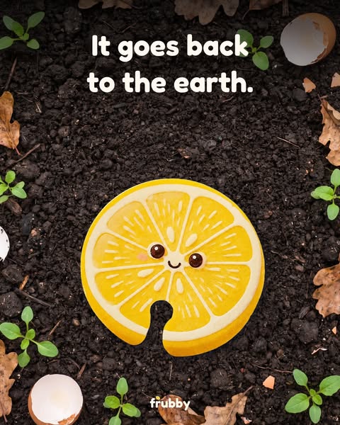 It goes back to the earth