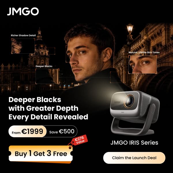World-First 4K UHD Projector — JMGO IRIS Series