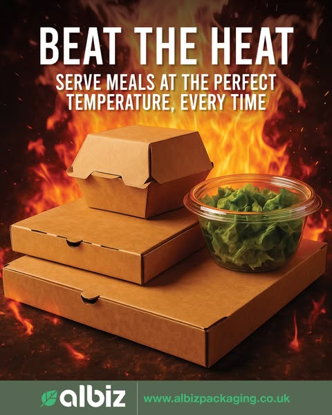Takeaway Pizza Boxes – Brown, White & Printed