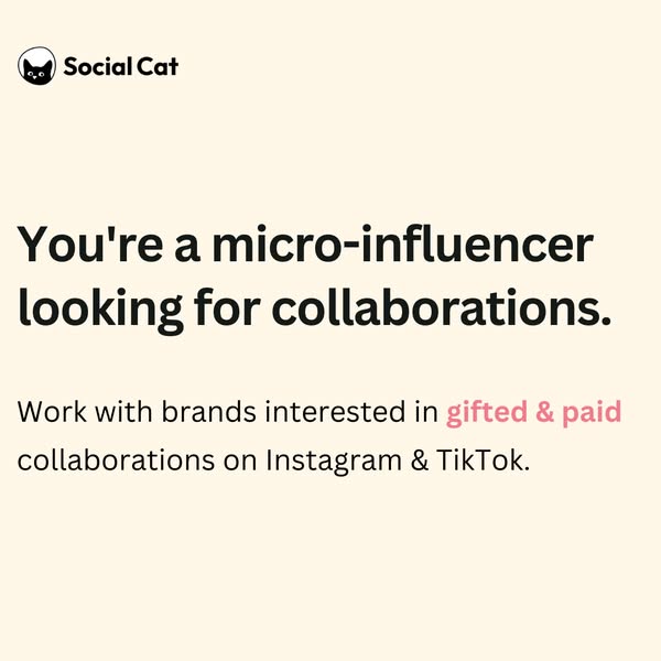 gifted & paid collabs