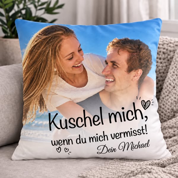 Verschenke ein individuell gestaltetes Kissen