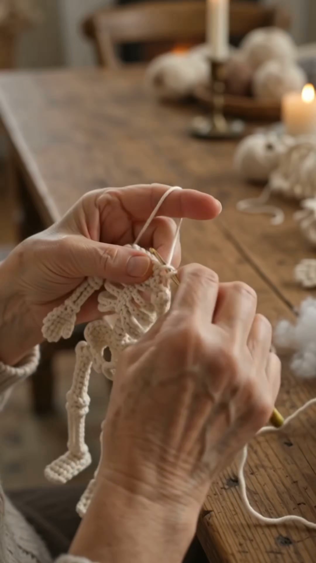 Crochet Your Own Little Skeleton This Halloween
