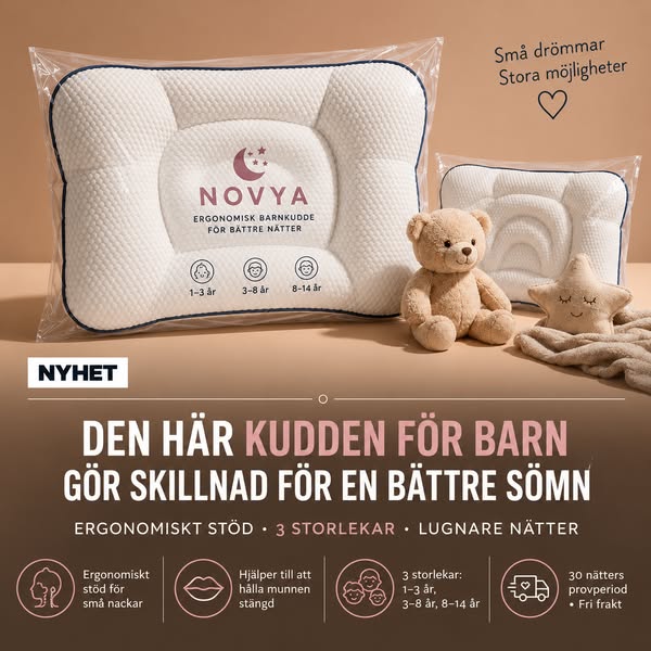 Rätt kudde kan verkligen förändra barnets nätter.