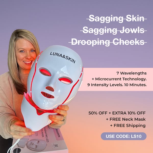 7 LED Colours + Microcurrent for Firm, Lifted Skin