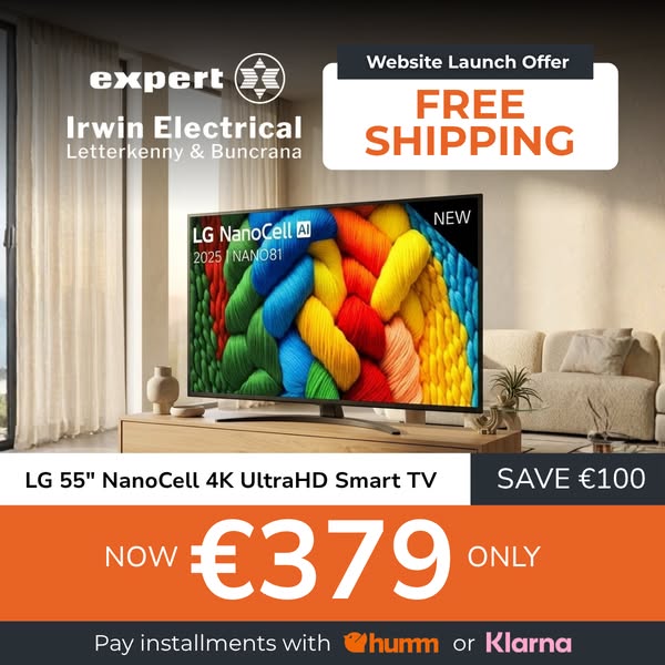 LG 55" NanoCell — Save €100