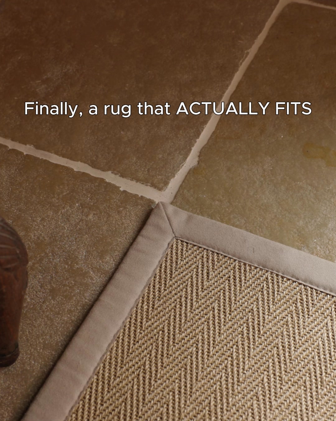 Finally, a rug that actually fits.