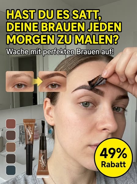 Das Creative dahinter: Wasserfeste Peel-off-Augenbrauenfarbe