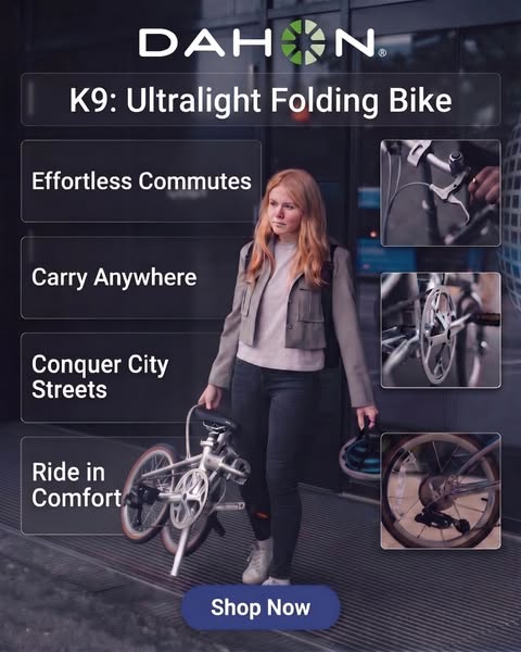 DAHON K9 — Ride. Fold. Go.