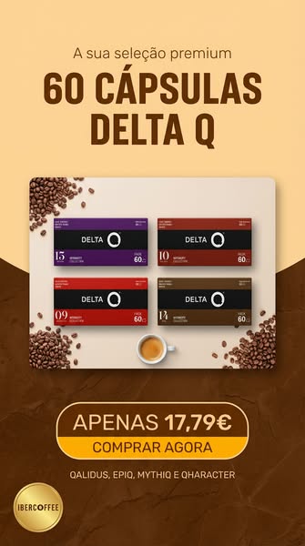 Delta Q – 60 Cápsulas por 17,79€!