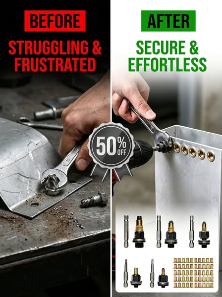 Carbon Steel Rivet Nut Tool Set