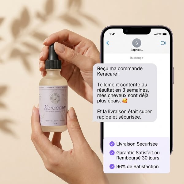 Le secret de cheveux plus denses.