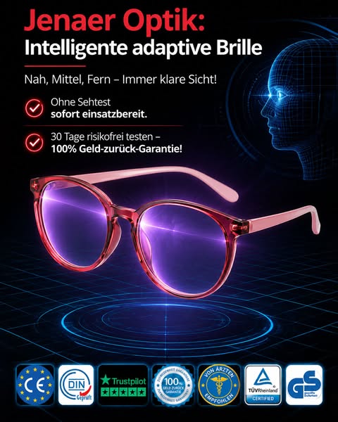 [VON CHARITÉ ENTWICKELT] Die smarte Auto-Fokus-Brille für alle Sehschwächen (0-1000 dpt)!