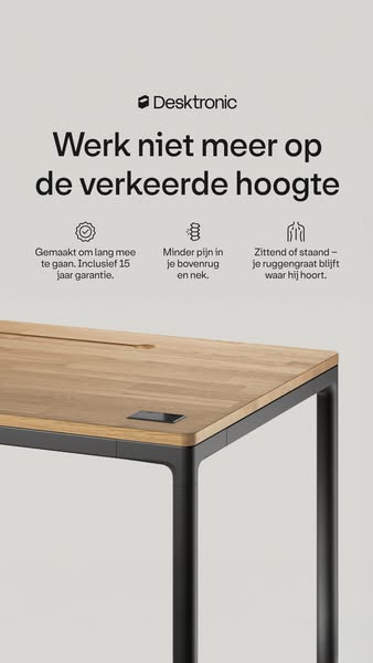 Werk niet meer op de verkeerde hoogte.