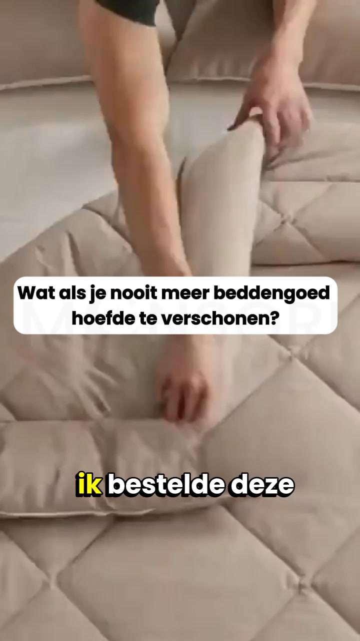 Bed opmaken in een handomdraai
